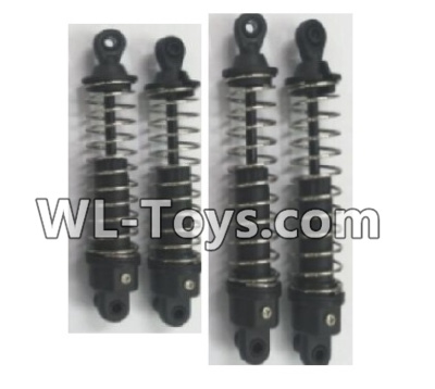Wltoys 18429 Front and Rear Shock Absorber(2pcs Short and 2pcs Long),Wltoys 18429 RC Car Spare Parts Replacement Accessories,1:18 Scale 4wd,2.4G 18429 rc racing car Parts,On Road Drift Racing Truck Car Parts