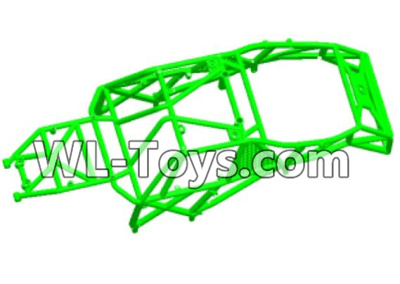 Wltoys 18429 Car skeleton components,Car frame unit-Green,Wltoys 18429 RC Car Spare Parts Replacement Accessories,1:18 Scale 4wd,2.4G 18429 rc racing car Parts,On Road Drift Racing Truck Car Parts