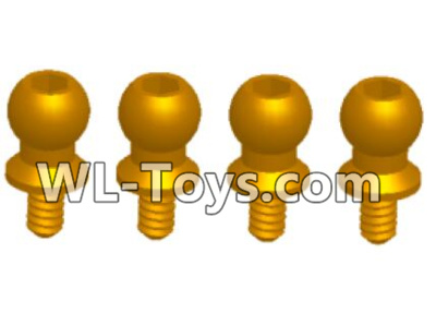 Wltoys 18429 Ball-head Screw Assembly (4.5X9.2)-4pcs,Wltoys 18429 RC Car Spare Parts Replacement Accessories,1:18 Scale 4wd,2.4G 18429 rc racing car Parts,On Road Drift Racing Truck Car Parts