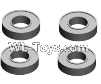 Wltoys 18429 Spare Parts-80-01 A202-23 Ball bearing-4X8X2(4pcs),Wltoys 18429 RC Car Spare Parts Replacement Accessories,1:18 Scale 4wd,2.4G 18429 rc racing car Parts,On Road Drift Racing Truck Car Parts