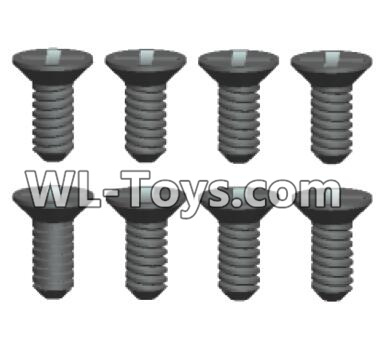 Wltoys 18429 Phillips Countersunk head screws-ST2X5kB(8pcs),Wltoys 18429 RC Car Spare Parts Replacement Accessories,1:18 Scale 4wd,2.4G 18429 rc racing car Parts,On Road Drift Racing Truck Car Parts
