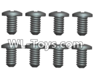 Wltoys 18429 Phillips Round head Machine screws-2.5X4PB(8pcs),Wltoys 18429 RC Car Spare Parts Replacement Accessories,1:18 Scale 4wd,2.4G 18429 rc racing car Parts,On Road Drift Racing Truck Car Parts