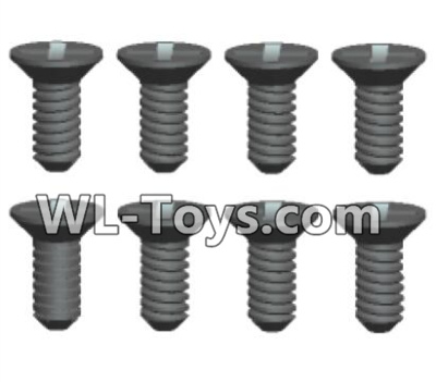 Wltoys 18429 Phillips Countersunk head Machine screws-2X6kB(8pcs),Wltoys 18429 RC Car Spare Parts Replacement Accessories,1:18 Scale 4wd,2.4G 18429 rc racing car Parts,On Road Drift Racing Truck Car Parts