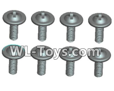 Wltoys 18429 Phillips Round head With media screw-ST2.3X6PWB(8pcs),Wltoys 18429 RC Car Spare Parts Replacement Accessories,1:18 Scale 4wd,2.4G 18429 rc racing car Parts,On Road Drift Racing Truck Car Parts