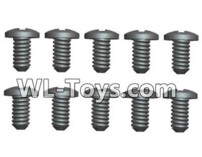 Wltoys 18429 Spare Parts-84-21 A303-32 Phillips Round head Self-tapping screws-ST1.7X6PB(8pcs),Wltoys 18429 RC Car Spare Parts Replacement Accessories,1:18 Scale 4wd,2.4G 18429 rc racing car Parts,On Road Drift Racing Truck Car Parts