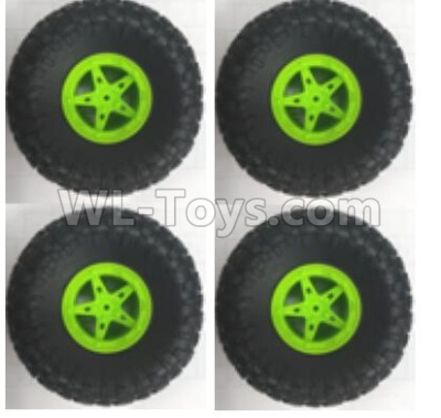Wltoys 18628 Whole wheel unit(4 set)-18628-0542,Wltoys 18628 RC Crawler Car Spare Parts Replacement Accessories,1:18 18628 6wd rc rock racing car Parts,On Road Drift Racing Truck Car Parts