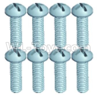 Wltoys 18628 Screws,Pan head screws(8pcs)-ST1.7X8PB-18628-0552,Wltoys 18628 RC Crawler Car Spare Parts Replacement Accessories,1:18 18628 6wd rc rock racing car Parts,On Road Drift Racing Truck Car Parts