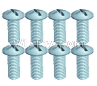 Wltoys 18628 Screws,Pan head screws(8pcs)-ST2.3X6PB-18628-0555,Wltoys 18628 RC Crawler Car Spare Parts Replacement Accessories,1:18 18628 6wd rc rock racing car Parts,On Road Drift Racing Truck Car Parts