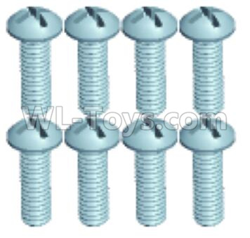 Wltoys 18628 Screws,Pan head screws(8pcs)-ST2.3X8PB-18628-0556,Wltoys 18628 RC Crawler Car Spare Parts Replacement Accessories,1:18 18628 6wd rc rock racing car Parts,On Road Drift Racing Truck Car Parts