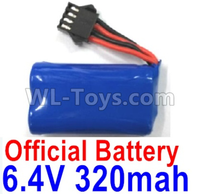 Wltoys 18629 battery Packs,6.4V 320mAh Battery(1pcs)-18629-0679,Wltoys 18629 RC Crawler Car Spare Parts Replacement Accessories,1:18 18629 rc rock racing car Parts,On Road Drift Racing Truck Car Parts