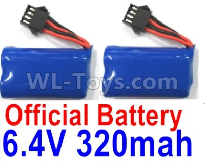 Wltoys 18629 Lipo Battery Packs,6.4V 320mAh Battery(2pcs)-18629-0679 ,Wltoys 18629 RC Crawler Car Spare Parts Replacement Accessories,1:18 18629 rc rock racing car Parts,On Road Drift Racing Truck Car Parts