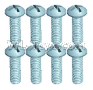 Wltoys 18629 Screws Pan head screws(8pcs)-ST2.3X10PB-18629-0675,Wltoys 18629 RC Crawler Car Spare Parts Replacement Accessories,1:18 18629 rc rock racing car Parts,On Road Drift Racing Truck Car Parts