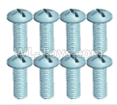 Wltoys 18629 Screws Pan head screws(8pcs)-ST1.7X4PB-18629-0551,Wltoys 18629 RC Crawler Car Spare Parts Replacement Accessories,1:18 18629 rc rock racing car Parts,On Road Drift Racing Truck Car Parts