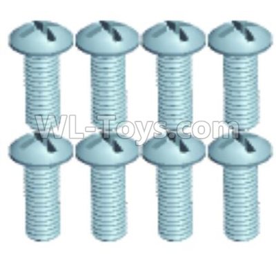 Wltoys 18629 Screws Pan head screws(8pcs)-ST2X6PB-18629-0553,Wltoys 18629 RC Crawler Car Spare Parts Replacement Accessories,1:18 18629 rc rock racing car Parts,On Road Drift Racing Truck Car Parts