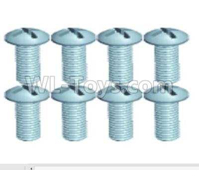Wltoys 18629 Screws Pan head screws(8pcs)-ST2.3X4PB-18629-0554,Wltoys 18629 RC Crawler Car Spare Parts Replacement Accessories,1:18 18629 rc rock racing car Parts,On Road Drift Racing Truck Car Parts