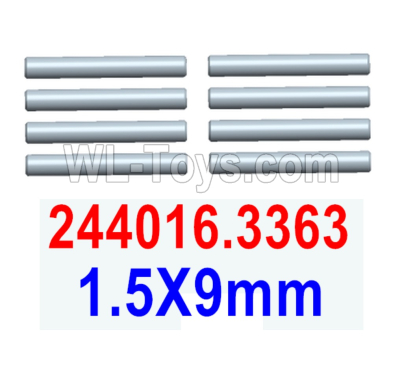 Wltoys 244016 Parts 244016.3363 Smooth Shaft 1.5X9mm Set.WLtoys VAGRANT SPEEDSTER 1/24 RC Car Accessories.