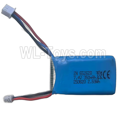 Wltoys 244016 Parts Battery Packs，244016.3369 Lithium Battery 7.4V 350mAh Set.WLtoys VAGRANT SPEEDSTER 1/24 RC Car Accessories.