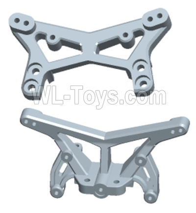 Wltoys 244016 Parts 244016.3321 Front Rear Shock Absorber Plate Set.WLtoys VAGRANT SPEEDSTER 1/24 RC Car Accessories.