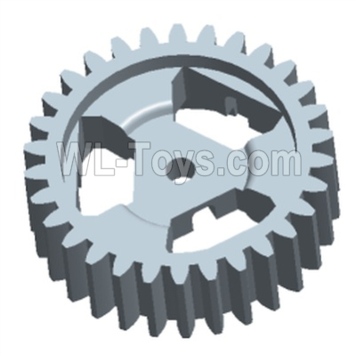 Wltoys 244016 Parts 244016.3341 Differential Main Gear Set.WLtoys VAGRANT SPEEDSTER 1/24 RC Car Accessories.