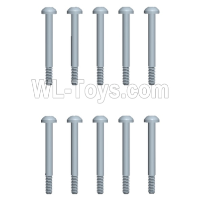 Wltoys 244016 Parts 244016.3355 Cup Head Hexagon Socket Screws 1.4X14HM Set.WLtoys VAGRANT SPEEDSTER 1/24 RC Car Accessories.