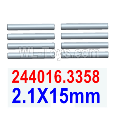 Wltoys 244016 Parts 244016.3358 Smooth Shaft 2.1X15mm Set.WLtoys VAGRANT SPEEDSTER 1/24 RC Car Accessories.