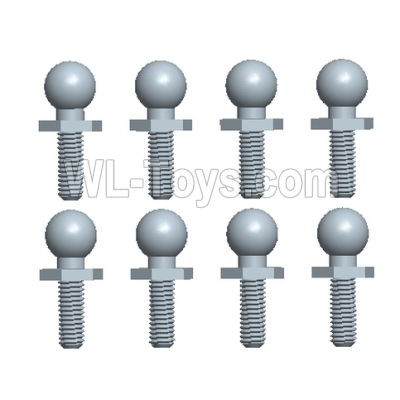 Wltoys 244016 Parts 244016.3345 3X7.5 Hexagonal Ball Head Screws Set.WLtoys VAGRANT SPEEDSTER 1/24 RC Car Accessories.