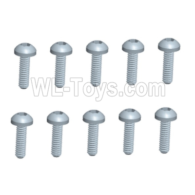Wltoys 244016 Parts 244016.3354 Cup Head Hexagon Socket Screws 1.4X8HM Set.WLtoys VAGRANT SPEEDSTER 1/24 RC Car Accessories.
