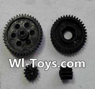 Wltoys 24438 Gear set(Total 4pcs)-24438-0169,1/24 Wltoys 24438 RC Car Spare Parts Replacement Accessories