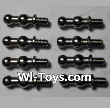 Wltoys 24438 inner Hexagon double ball screws(8pcs)-24438-0189,1/24 Wltoys 24438 RC Car Spare Parts Replacement Accessories