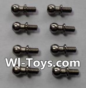 Wltoys 24438 inner hexagon Ball-head Screws A(8pcs)-24438-0190,1/24 Wltoys 24438 RC Car Spare Parts Replacement Accessories