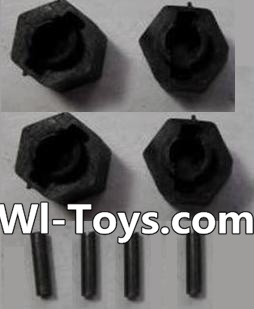 Wltoys 24438 Hexagon adapter(4pcs)-24438-0195,1/24 Wltoys 24438 RC Car Spare Parts Replacement Accessories