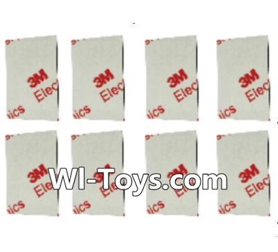 Wltoys 24438 3M double-sided stickers(30×20×1mm)-8pcs-24438-0203,1/24 Wltoys 24438 RC Car Spare Parts Replacement Accessories