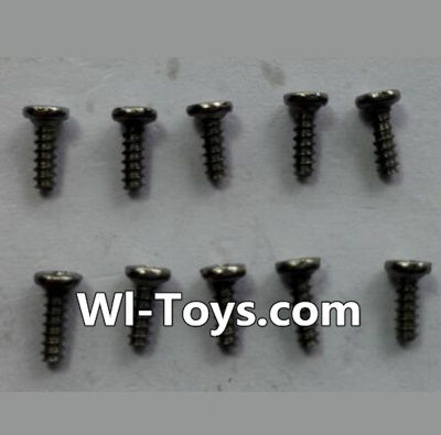 Wltoys 24438 Countersunk head Self-tapping screws(10pcs)-M1.7x5-24438-0300,1/24 Wltoys 24438 RC Car Spare Parts Replacement Accessories