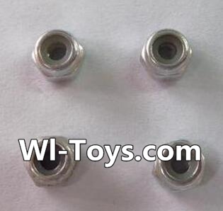 Wltoys 24438 M2.5 Locknut(4pcs)-K949-108 ,1/24 Wltoys 24438 RC Car Spare Parts Replacement Accessories