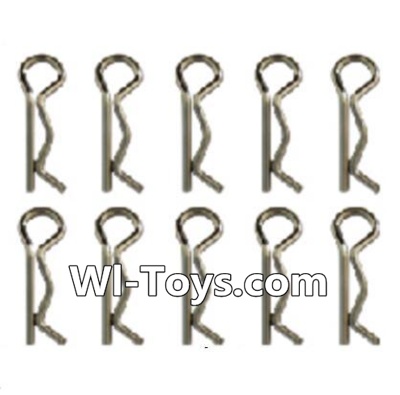 Wltoys 24438 R-Shape Pin(0.7×12mm)-10pcs-K989-11,1/24 Wltoys 24438 RC Car Spare Parts Replacement Accessories