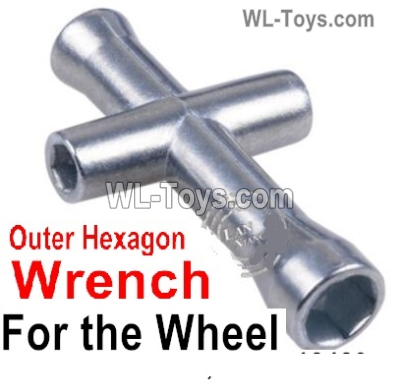 Wltoys 284010 Parts Outer Hexagon Wrench For the Wheel.WLtoys 1/28 RC Car Parts.