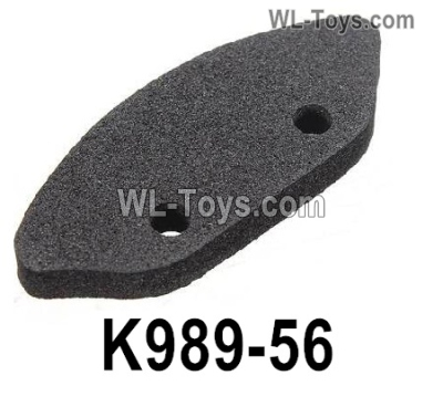 Wltoys 284010 Parts K989-56 Anti-Collision cotton.The size is 44X18X5mm.WLtoys 1/28 RC Car Parts.