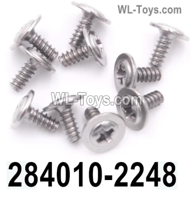 Wltoys 284010 Parts 284010.2248 Screws1.2x5mm.PWB6 Pan Head screws.10pcs.WLtoys 1/28 RC Car Parts.