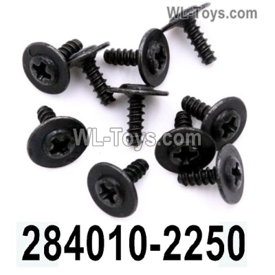 Wltoys 284010 Parts 284010-2250 Screws.ST2x6 PWB W7 Pan Head screws.10pcs.WLtoys 1/28 RC Car Parts.