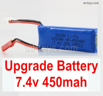 Wltoys 284131 Upgrade Battery Parts-K989-60 Upgrade 7.4V 450MAH Battery.WLtoys 1/28 rc Drift Car Parts