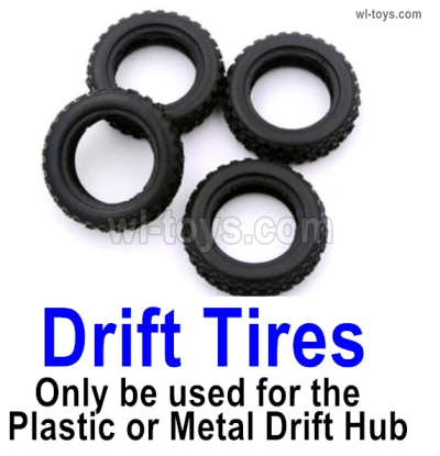 Wltoys 284131 Parts-Drift Tires.K989-53 Can only be used for the Plastic or Metal Drift Hub.WLtoys 1/28 rc Drift Car Parts