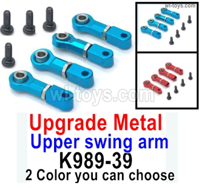 Wltoys 284131 Upgrade Parts.Upgrade Metal swing arm.K989-39.Total 4pcs.2 color you can choose.WLtoys 1/28 rc Drift Car Parts