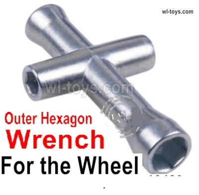 Wltoys 284161 Parts Outer Hexagon Wrench For the Wheel.WLtoys 1/28 RC Car Parts.