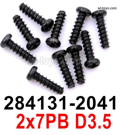Wltoys 284161 Parts K989-13 Screws+P85:P93.1.2x3.5CA D3.5 screw set.WLtoys 1/28 RC Car Parts.
