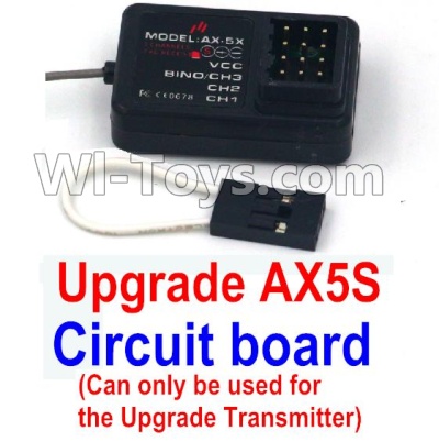 Wltoys A232 A242 A252 Upgrade AX5S Circuit board,Wltoys A232 A242 A252 1/24 rc Drift Car Parts desert Off Road Buggy parts
