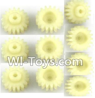 Wltoys A232 A242 A252 17T Gear(10pcs),Wltoys A232 A242 A252 1/24 rc Drift Car Parts desert Off Road Buggy parts