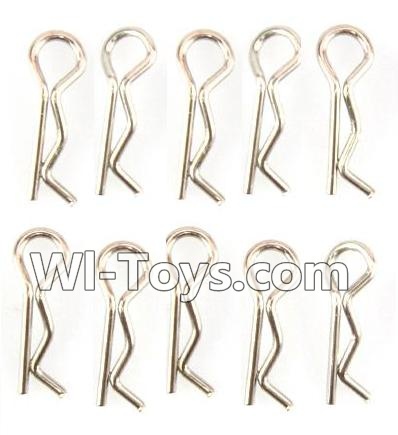 Wltoys A232 A242 A252 Shell pin(10pcs),Wltoys A232 A242 A252 1/24 rc Drift Car Parts desert Off Road Buggy parts