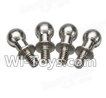 Wltoys A212 A222 A232 A242 A252 Short Ball-shape screws(4pcs-4X9.5mm),Wltoys A232 A242 A252 1/24 rc Drift Car Parts desert Off Road Buggy parts