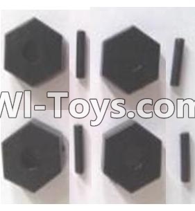 Wltoys A303 Six angle adapter(4pcs),1/12 Wltoys A303 RC Car Spare Parts Replacement Accessories