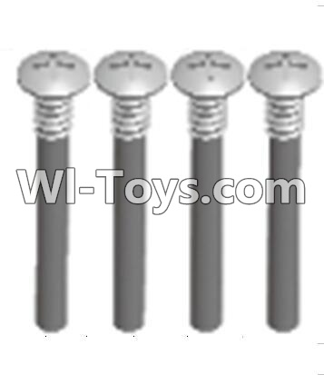 Wltoys A303 upper half tooth screws(M3X36 PMO)-4PCS,1/12 Wltoys A303 RC Car Spare Parts Replacement Accessories